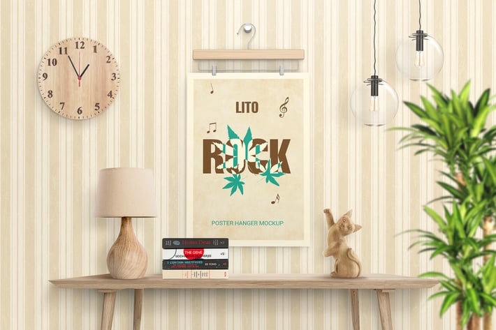 Poster Hanger Mockups