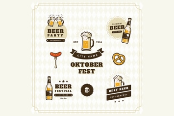 Oktoberfest Badge / Label
