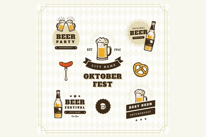 Oktoberfest Badge / Label
