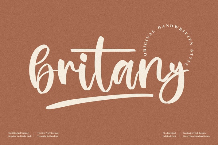 Britany Beautiful Handwritten