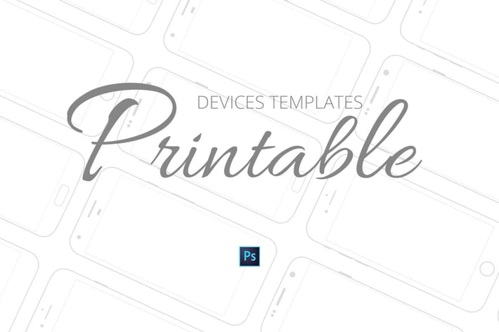 Printable Devices Templates