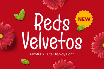 Reds Velvetos - Playful & Cute Font