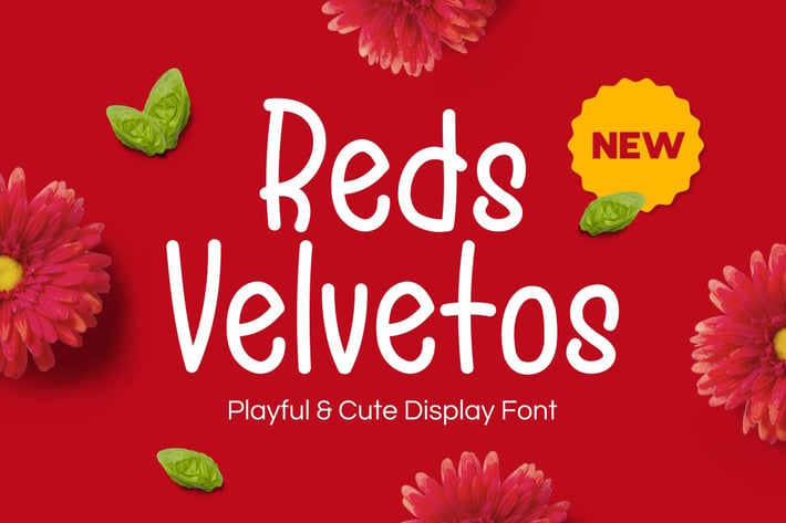 Reds Velvetos - Playful & Cute Font