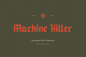 Machine Killer - Blackletter