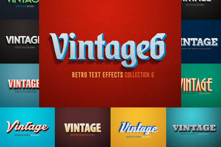 Vintage/Retro Text Style 6