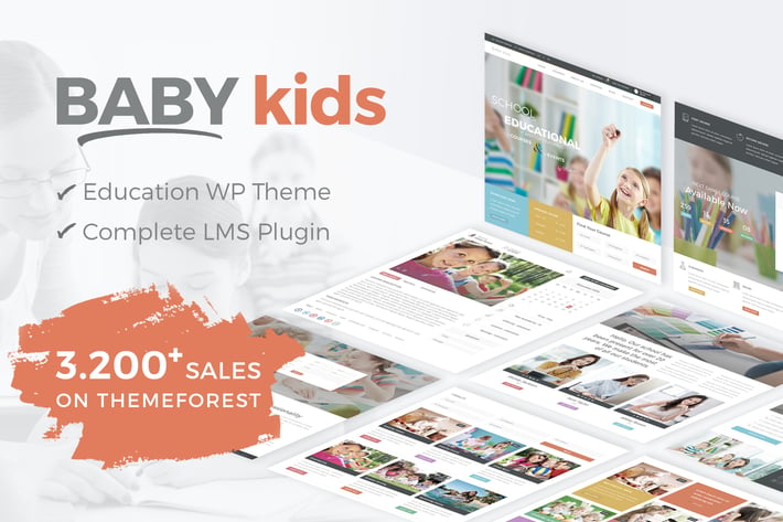 Baby Kids - School WordPress Theme