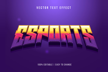 Esport Text Effect Editable