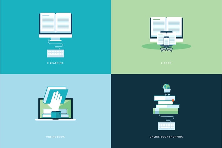 Set of Flat Design Concept Icons