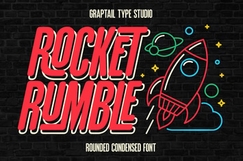 GTS Rocket Rumble - Retro Condensed