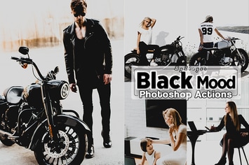 Black Mood Photoshop Actions