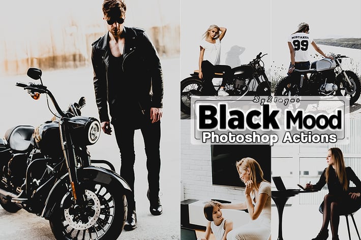 Black Mood Photoshop Actions