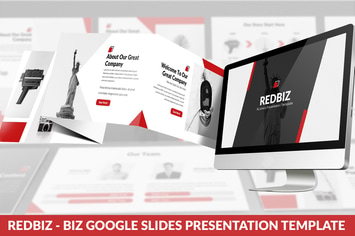 Redbiz - Biz Google Slides Presentation Template