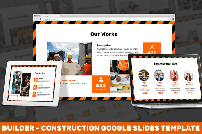Builder - Construction Google Slides Template