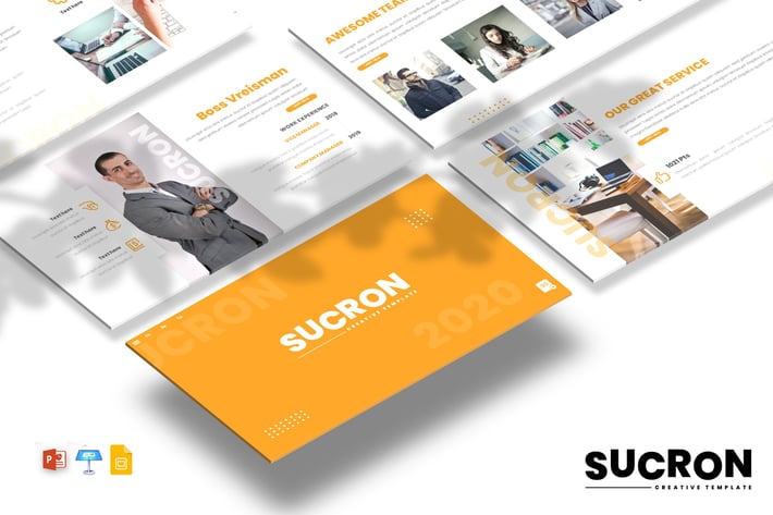 Sucron - Powerpoint / Google Slides / Keynote