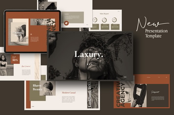 LAXURY - Lookbook Fashion Powerpoint Creative 