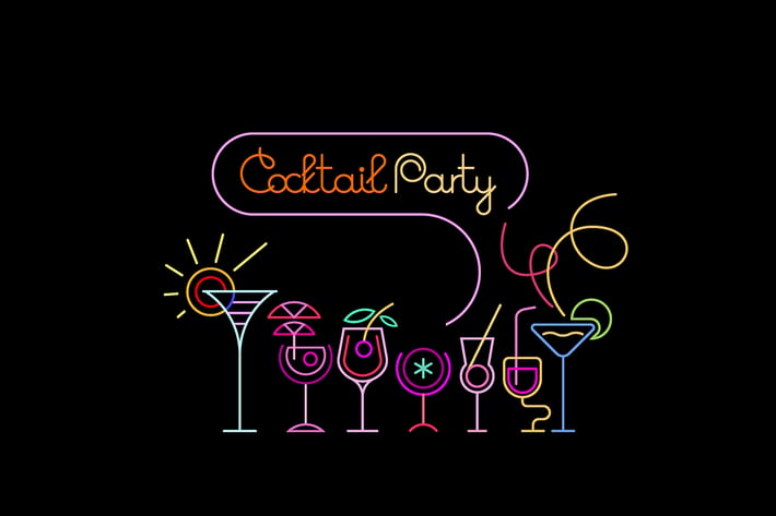 Cocktail Party Neon Sign
