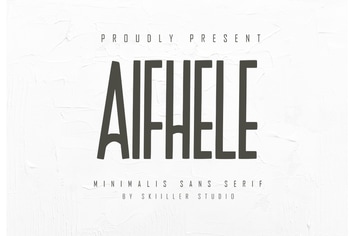 Aifhele - Minimalis Sans Serif