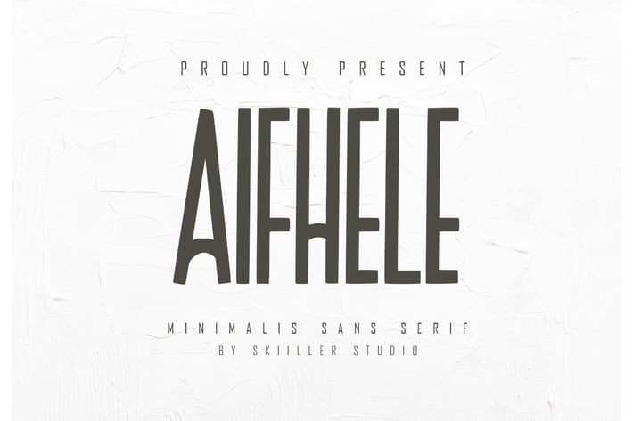 Aifhele - Minimalis Sans Serif