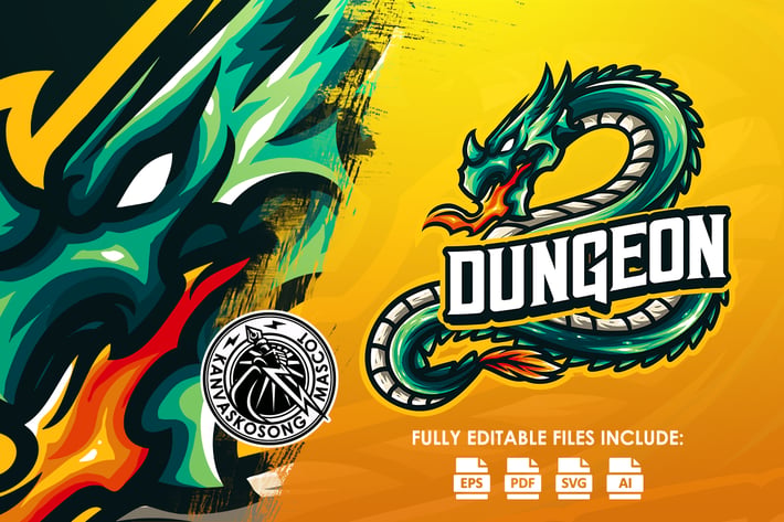 Dragon Logo Mascot