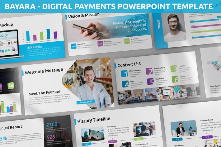 Bayara - Digital Payments Powerpoint Template