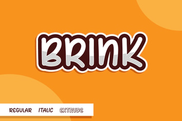 Brink - Funny Playful Comic Font