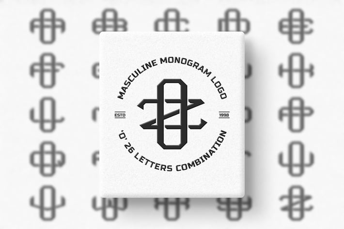 O (A-Z) Monogram Logo Creator Pack Vol.4