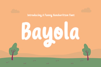 Bayola - Funny and Cute Handwritten Font