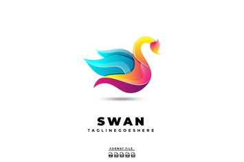 Swan Gradient Logo