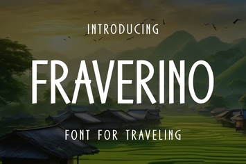 Fraverino - Travel Font