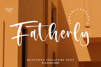 Fatherly Signature Font