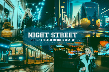 Night Street 4 Lightroom Presets Mobile & Desktop