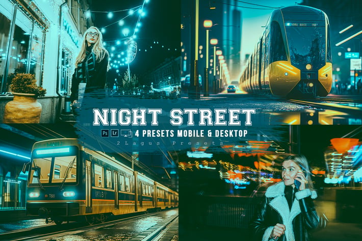 Night Street 4 Lightroom Presets Mobile & Desktop