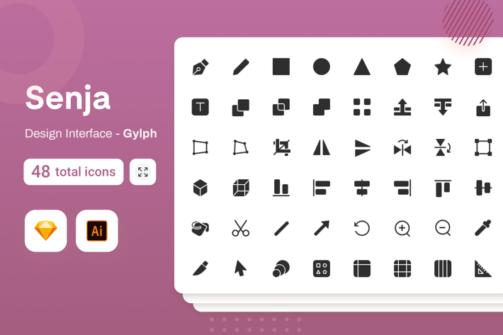 Gylph Senja - Design Interface 