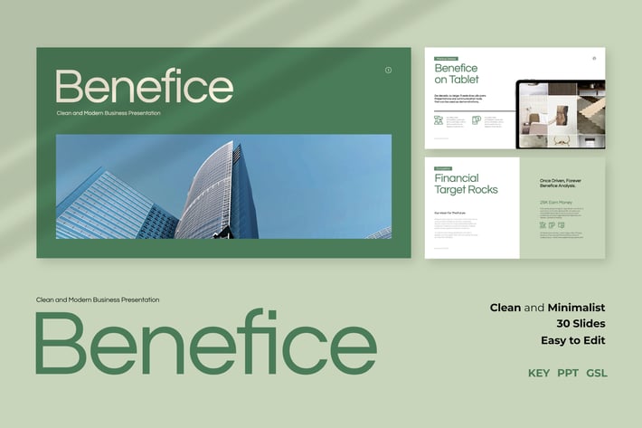Benefice - Clean and Modern Business Presentation