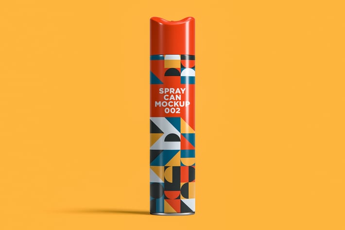 Spray Can Mockup 002