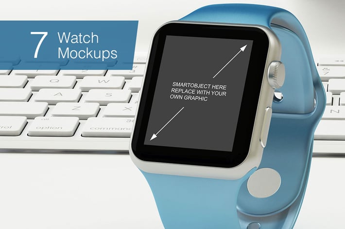 Watch Mockup - 7 Poses