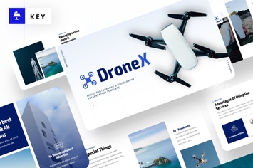 Drone X - Aerial Photography Keynote Template