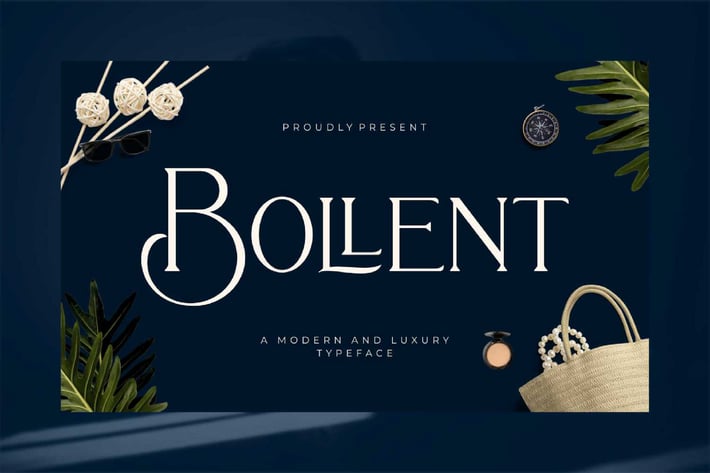 Modern Font - Bollent 