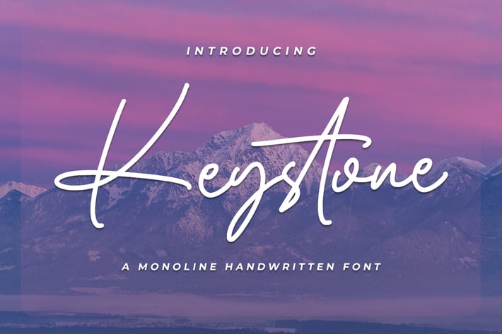 Keystone - Signature Font
