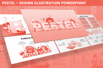 PESTEL - Design Illustration for Powerpoint