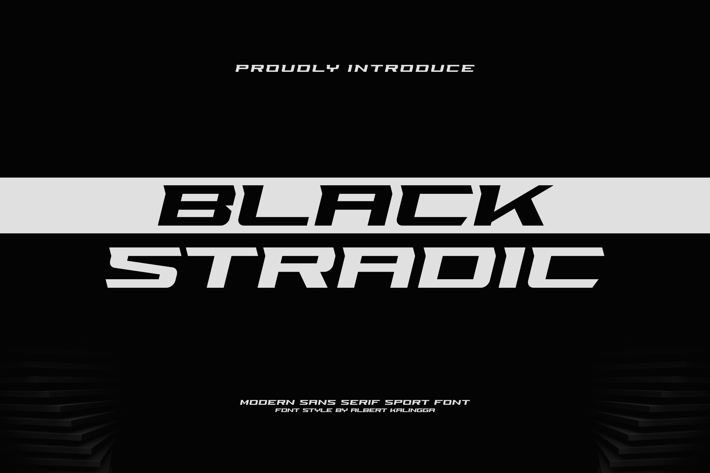 Black Stradic Font