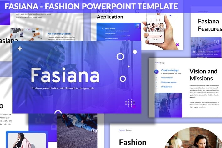 Fasiana - Fashion Powerpoint Template