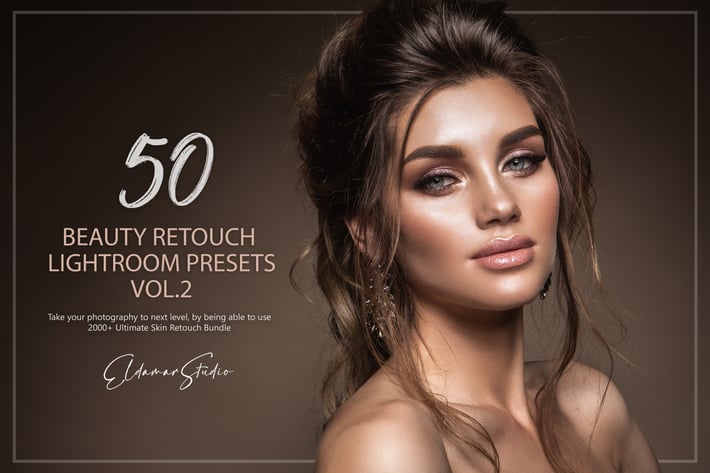 50 Beauty Retouch Lightroom Presets - Vol. 2