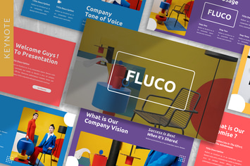 Fluco - Colorful Keynote Template