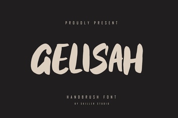 Gelisah - Handbrush Font