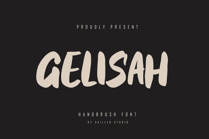 Gelisah - Handbrush Font