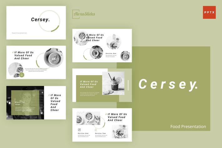 Cersey - Food Powerpoint Presentation Template