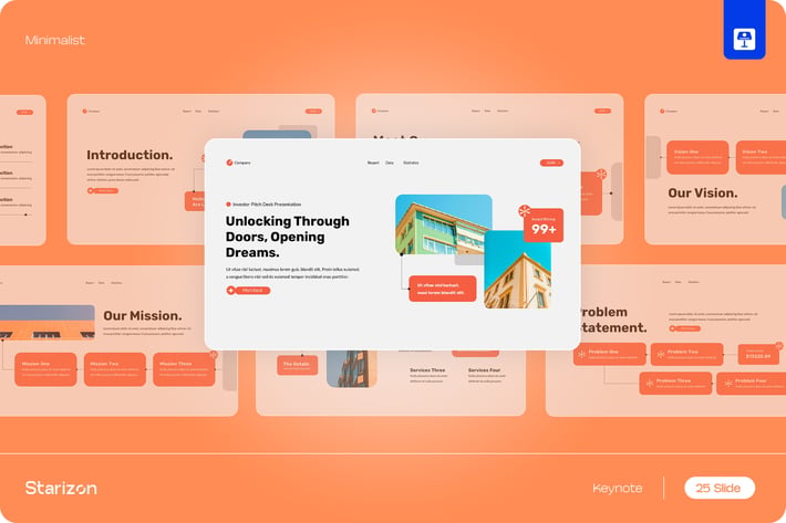 White Orange Modern Home Pitch Deck • 003