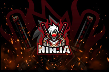 Ninja E-Sport and Sport Logo Template