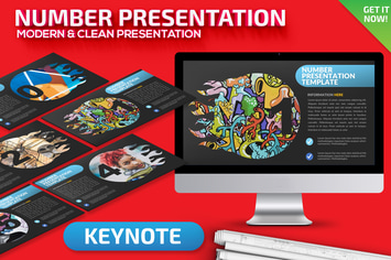 Number Keynote Presentation Template